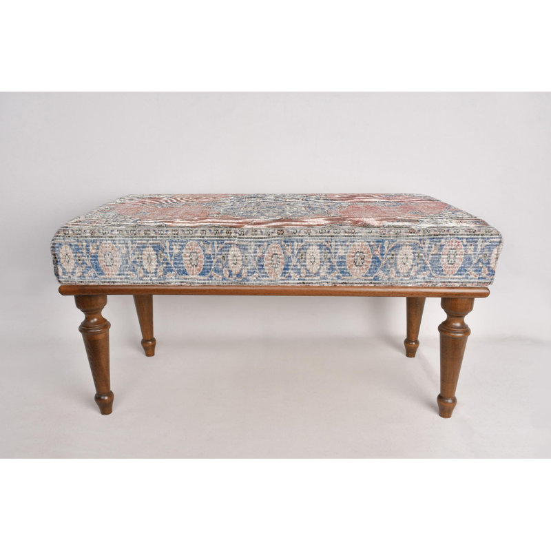 Bohemian Bench, Dining Room Bench, Ottoman Bench, Upholstered Bench, Turkish Rug Bench, Kilim Bench, Home Decor Bench, Handmade Bench