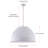 3-Light white adjustable iron pendant lamp