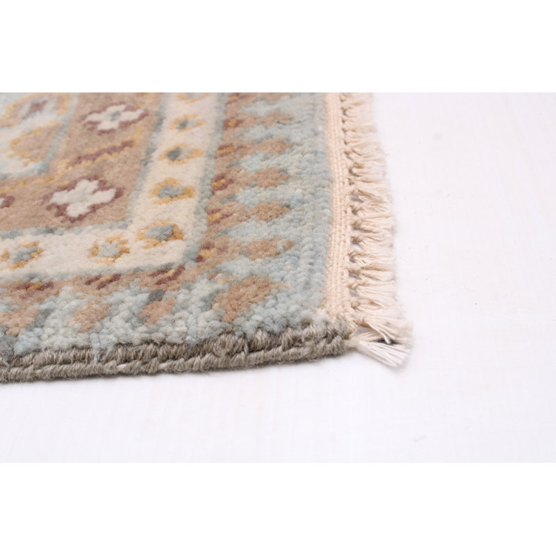 Tapis bleu clair Mystique 8 po 1 po x 10 po 2 po