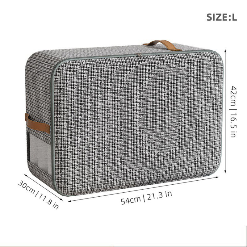 Sac de rangement luxueux pliable avec rangement pour chien Oxford, 68