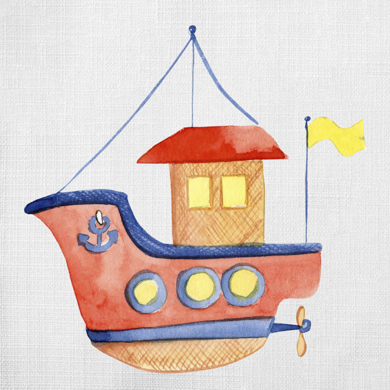 Nautical Sea Life_709 - Coussin décoratif avec coussin décoratif, H 20 po x l 20 po