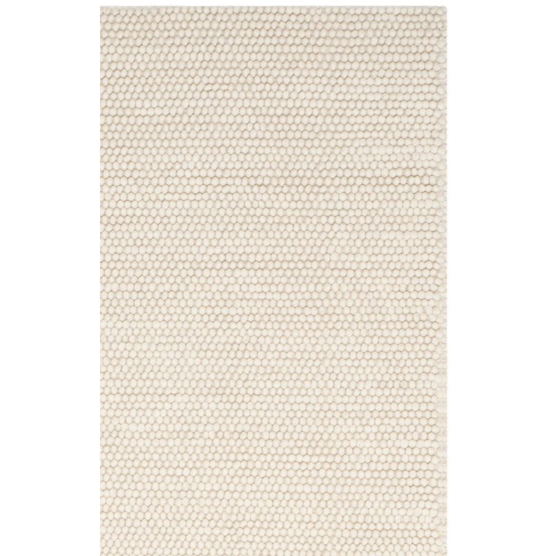 Tapis ivoire fait à la main Elle, Rectangle 9 pi x 12 pi