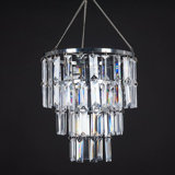 Modern Chandelier Pendant Lamp Shade With Faux Crystal Design For Ceiling Fixtures