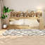 Lit simple multifonctionnel en bois avec rangement, design moderne pour la maison