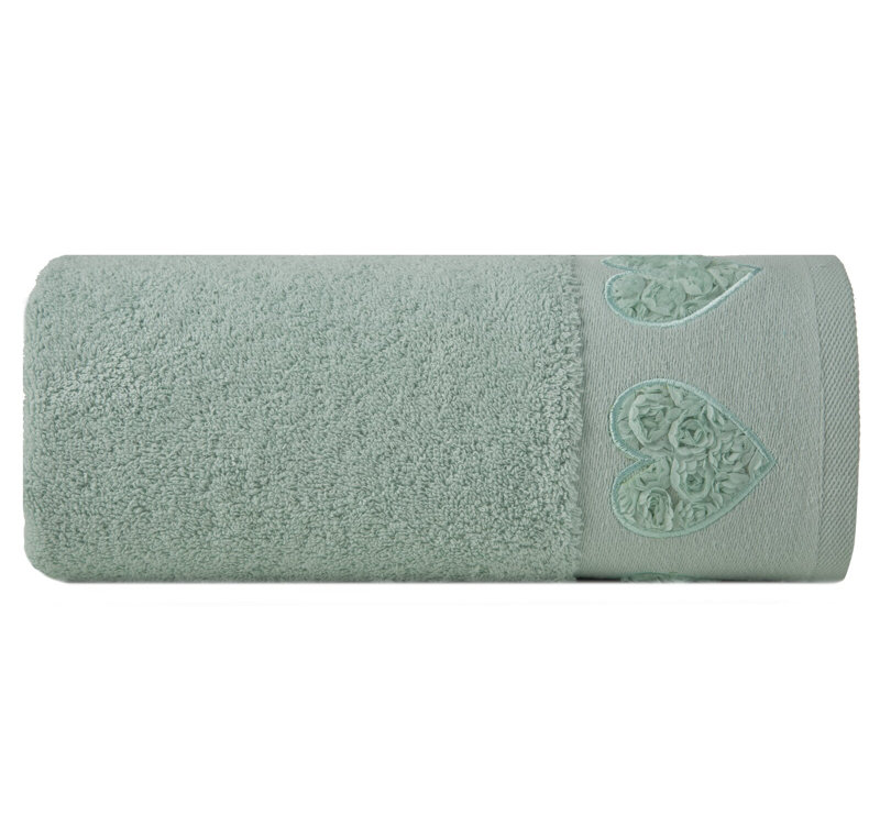 Huibert Midweight Jacquard Hand Towel, Mint