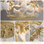 Lustre en céramique en forme de feuille, lustre en forme de branche-400072219