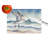 Sanderling Racing the Tide Glass Cutting Board