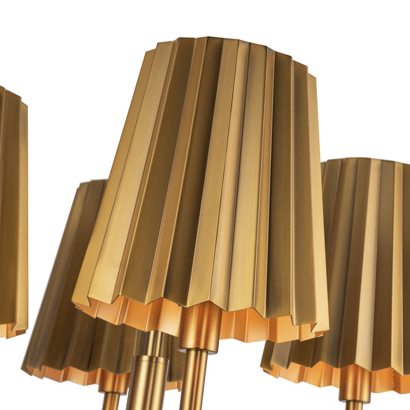 Tindra 4-Light Chandelier, Doré vieilli