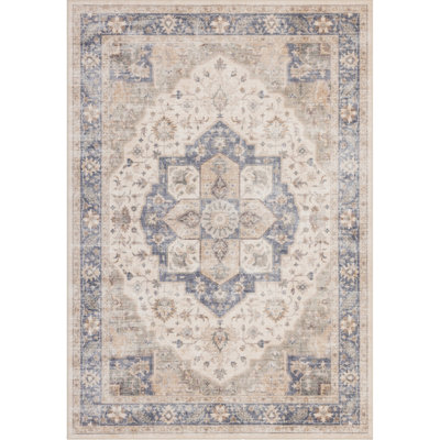 9' x 12' Ivory Cozy Modern Large Area Rug for Living Room