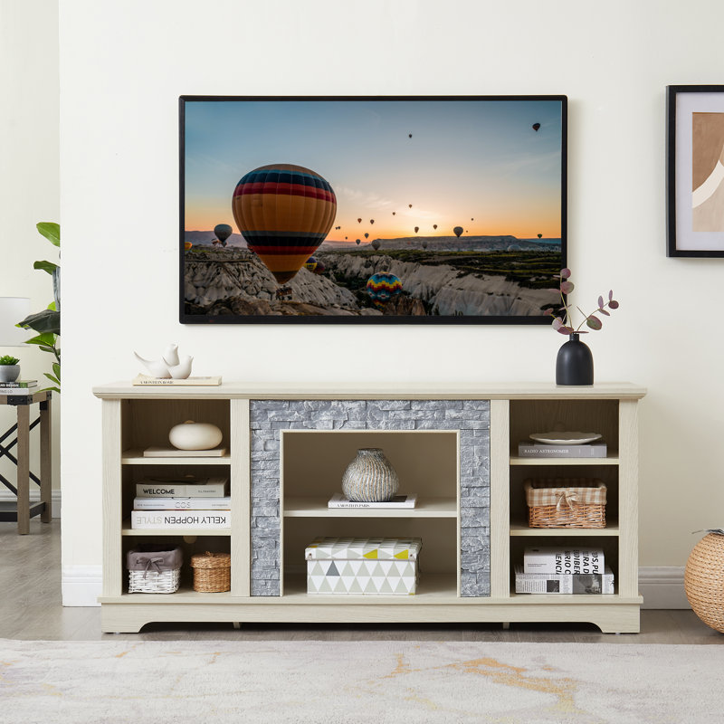 Console 15,39 po Cadillon, Blanc
