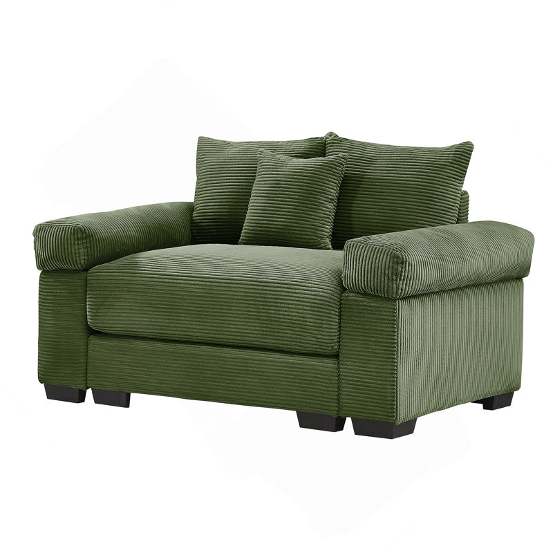 Canapé modulaire surdimensionné 54,3 po Cloud, Vert