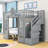 Habarugira 2 Drawer Bunk Bed with Shelves by Harriet Bee-84284410-84284412