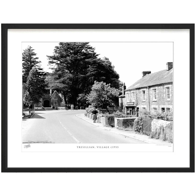 Tresillian, Village C1955 by Francis Frith - Single Picture Frame Print, 40cm H x 50cm W x 2.3cm D