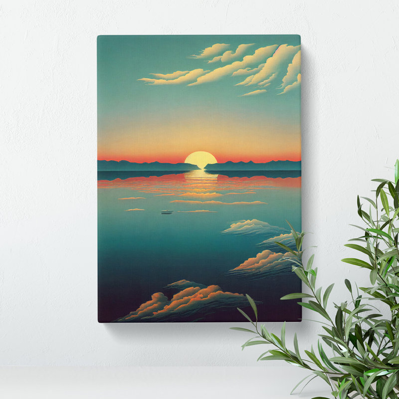 Soulful Sunset - Wrapped Canvas, 50cm H x 35cm W x 3cm D