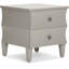 Jupiter Arlan End Table Nightstand with Drawers