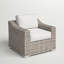 Chaise de patio entièrement assemblée avec coussins-1610772169