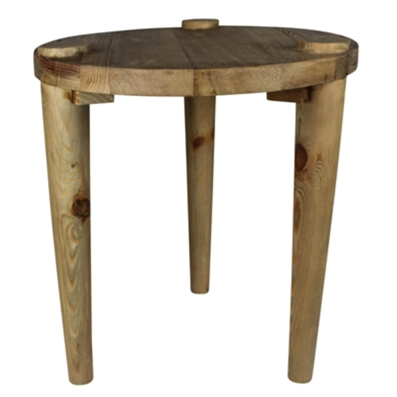 Table d'appoint en bois de pin