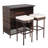 Palomares 3-Piece Wicker Outdoor Bar Set
