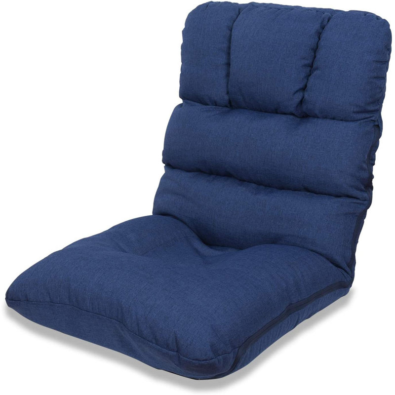 Coussin de siège / dossier rembourré à 5 positions Waytrim, Bleu