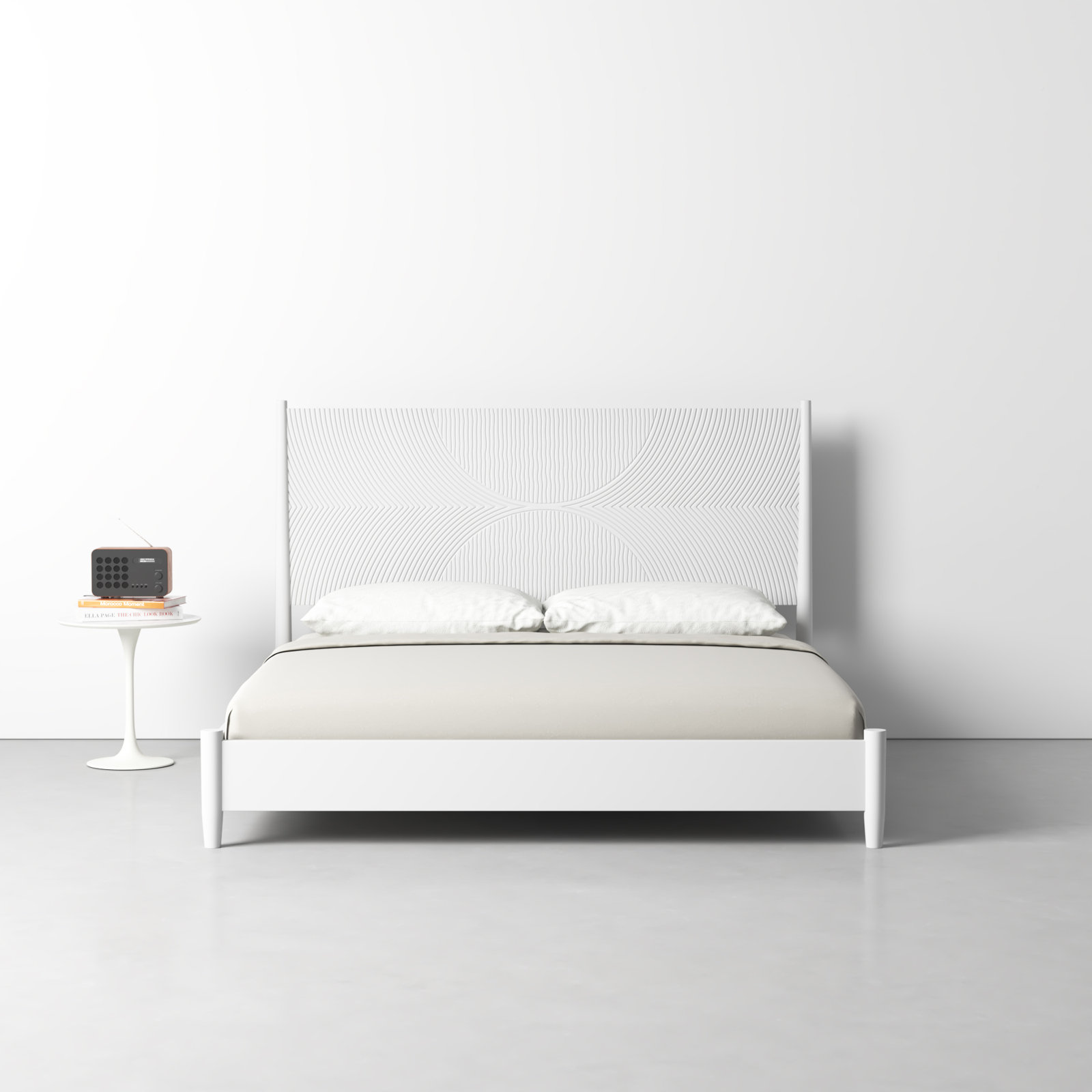 Daria Panel Bed, California King