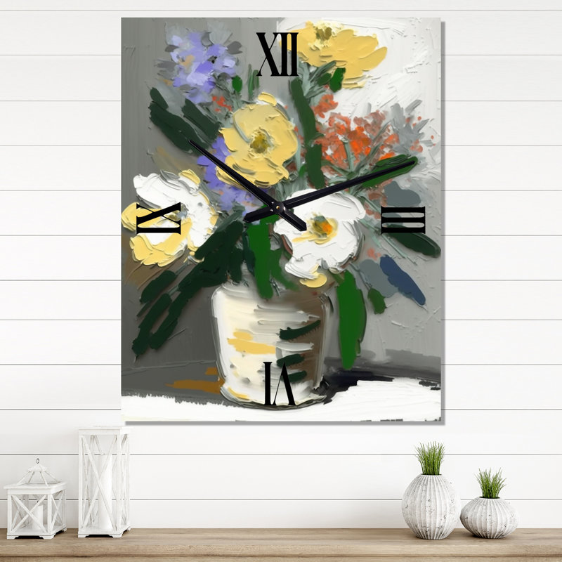 Jerie - Horloges murales florales, Petit