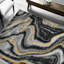 HR orangé, jaune, gris, noir, moderne, contemporain, abstrait, motifs de tapis en marbre-546219423