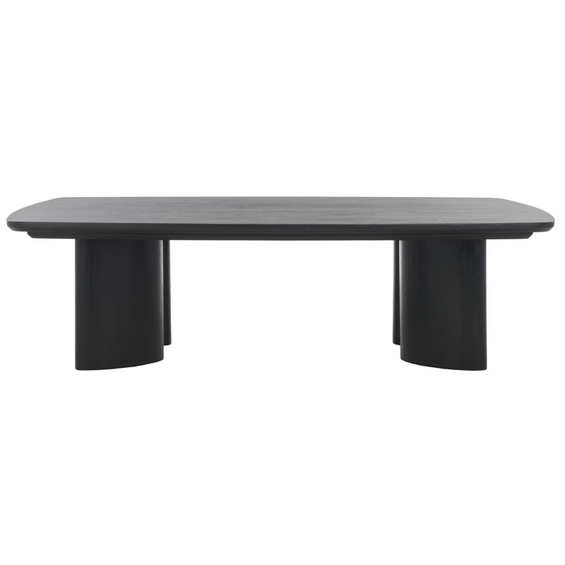 Barnard Rectangle Wood Coffee Table, Black