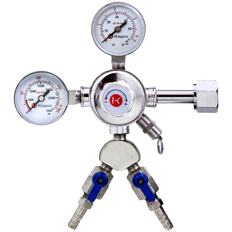 Kegco 2-Tap Door Mount Ball Lock Homebrew Kegerator Conversion Kit