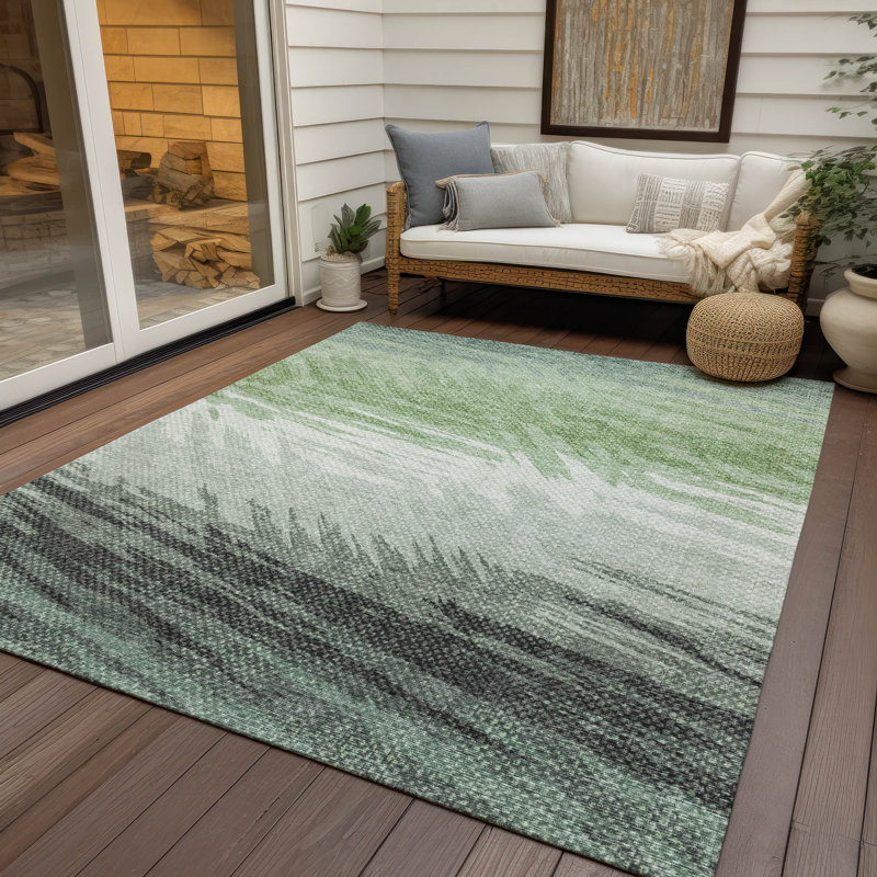 Tapis intérieur / extérieur lavable à la machine Jenning ACN2272, Rectangle 9 pi x 12 pi