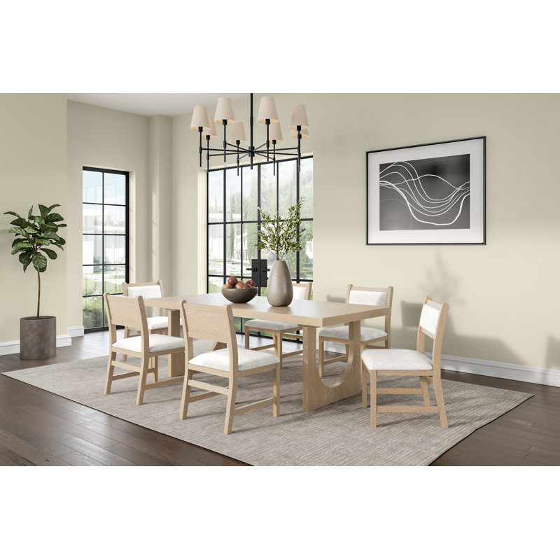 Kelliana 6 - Person Four Leg Dining Set