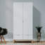 Oswaldo 2 Door Wood Wardrobe