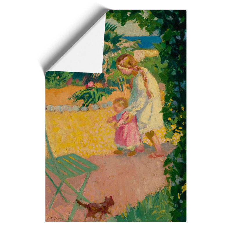 First Steps by Maurice Denis - No Frame Painting, 42cm H x 30cm W x 0.1cm D