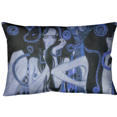 Housse de coussin lombaire frise beethoven