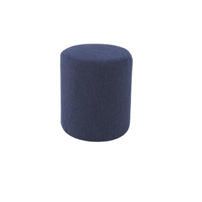 Tonyo Stool Round Pouf Ottoman – Lightweight Footrest, Side Table or Seat – Livingroom – Bedroom by Ebern Designs