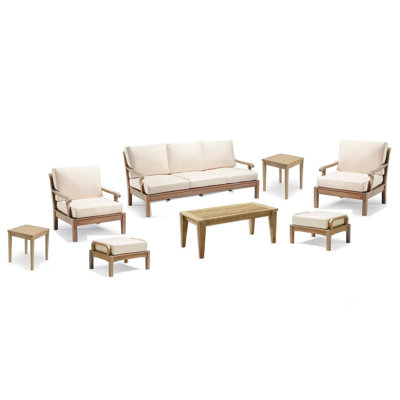 Sack Outdoor Teak Conversation Set