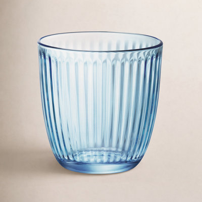 Ribbed Drinking Glass