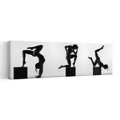 «Force in Silhouette», art mural moderne abstrait minimaliste