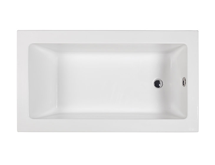 Andrea® 26 54" Air Bathtub - Matte, Drop In
