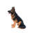 Lifelike German Shepherd Dog Statue