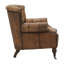 Fauteuil capitonné en cuir Somerset Chesterfield