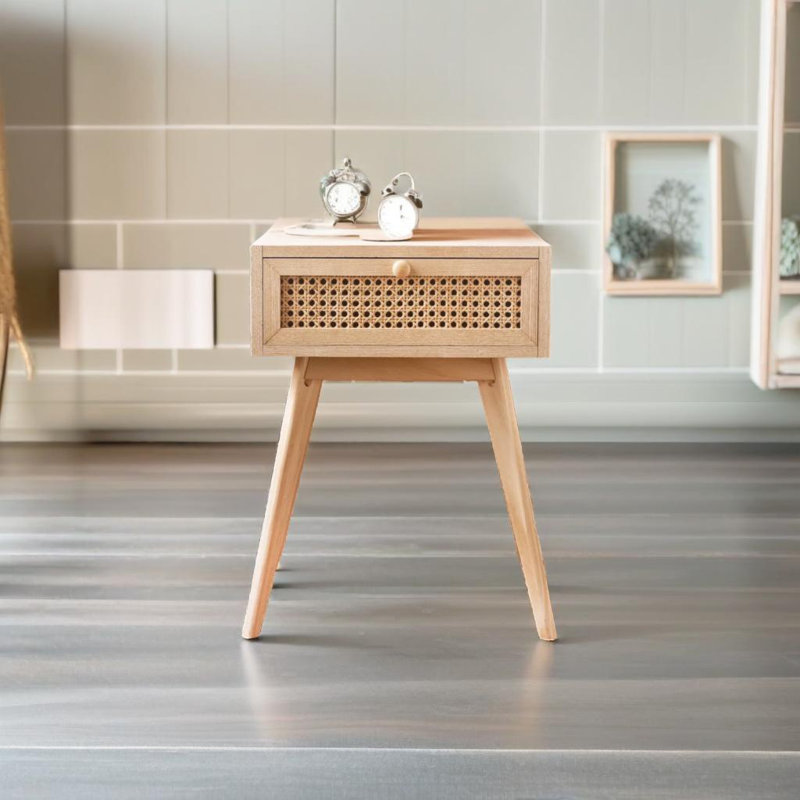 Solid Wood End Table