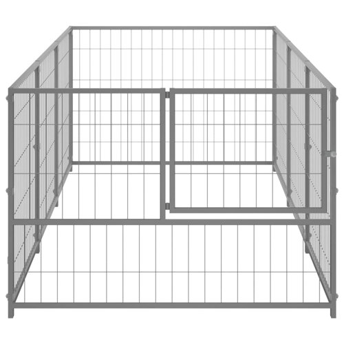AOQJ VidaXL Outdoor Dog Kennel Large Dog Crate Dog Cage Exercise ...