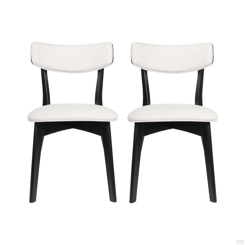 Chaise de salle à manger (ensemble de 2), Beige clair