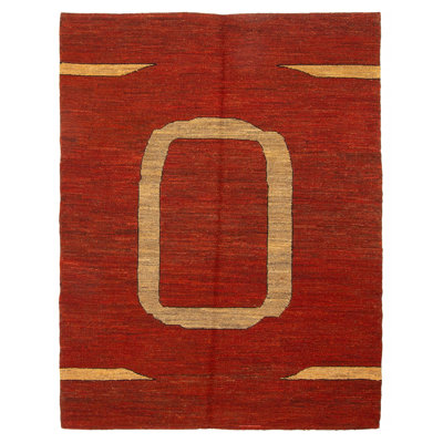 Natural Red Tapestry Kilim 4'11" x 6'6"