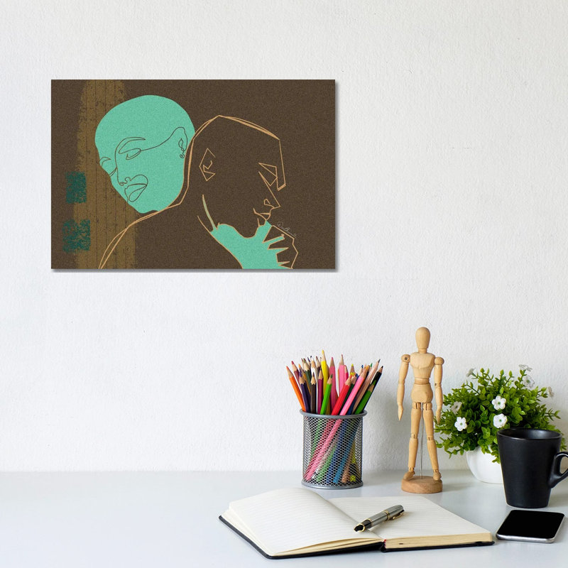On Me by DeeLashee - Print on Canvas, Wrapped Canvas, 20.32 cm H x 30.48 cm W