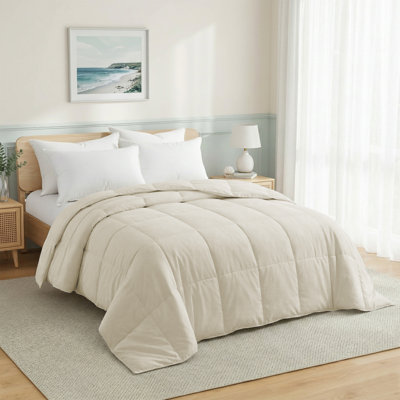 Breathable Lightweight Down Feather Fiber Comforter Duvet Insert