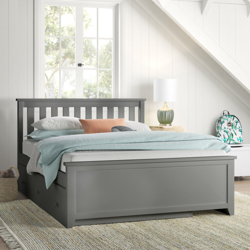 Kids with Trundle, Full, Gray