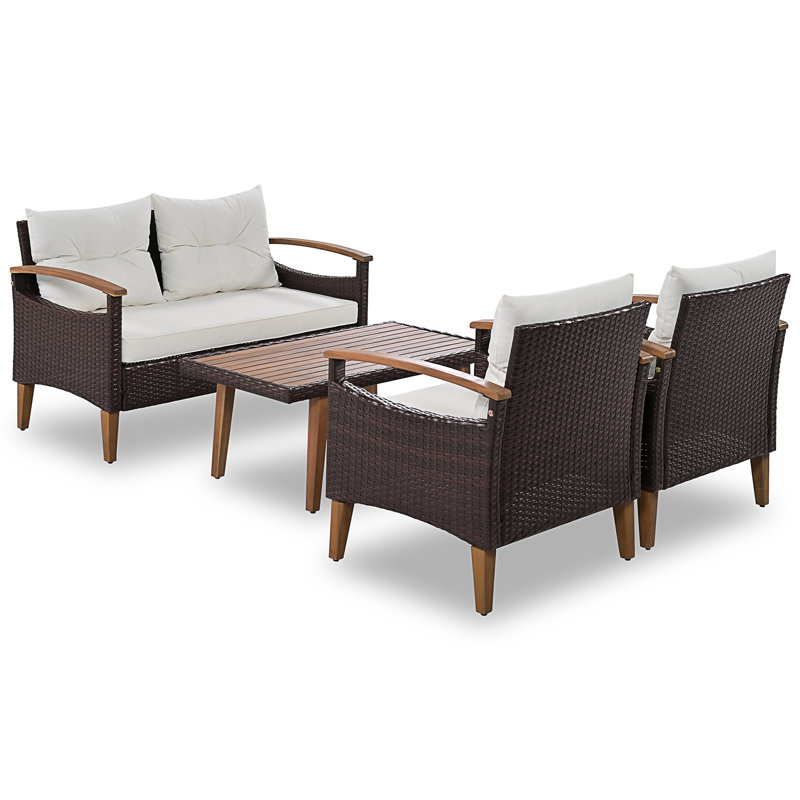 Mobilier de jardin 4 pièces GO