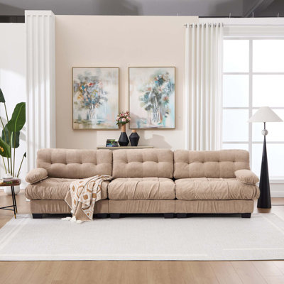 Canapé modulaire à assise profonde