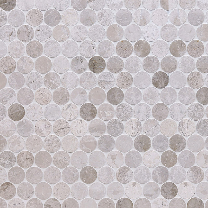 L x l, mosaïque en marbre